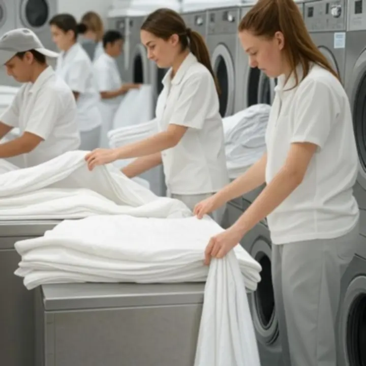 Zespół pralni PureWashFlow obsługujący nowoczesne maszyny