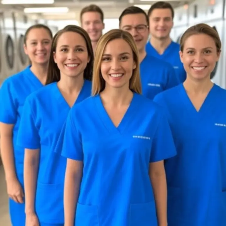 Zespół pralni PureWashFlow w nowoczesnym wnętrzu